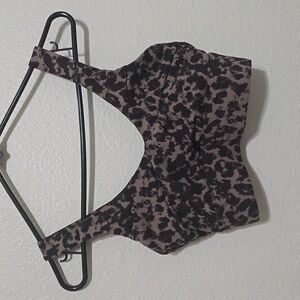 Varley let’s go Staunton bra copper blurred animal  S
